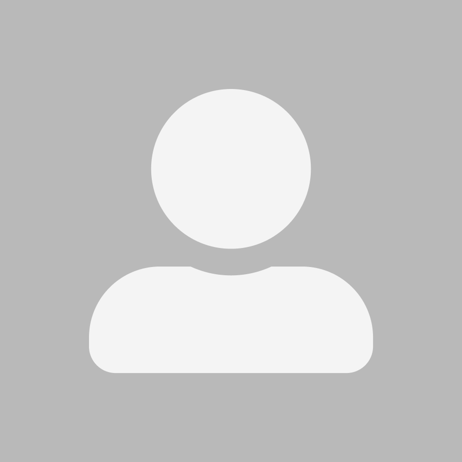 A gray placeholder image featuring a simple, light gray silhouette of a person on a darker gray background, commonly used as a default profile picture or avatar.